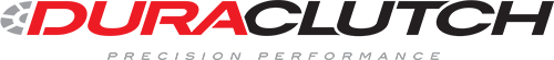 Duraclutch Logo in black/white with tag line