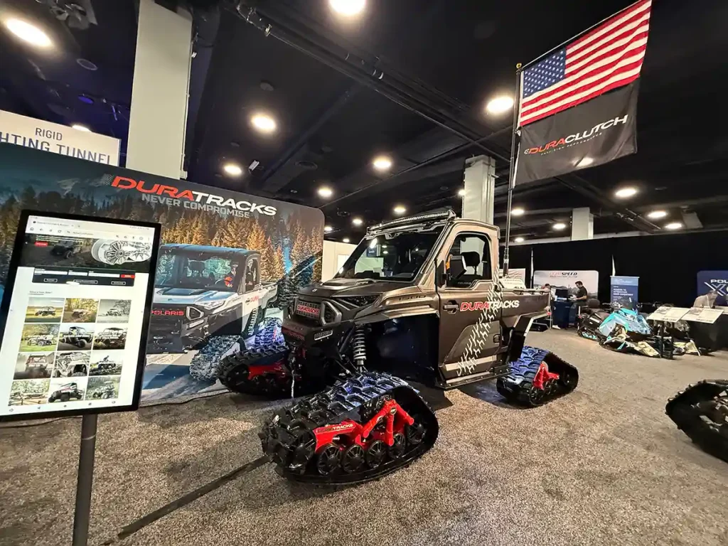 Special DURATRACK and DURACLUTCH equipped machine, Polaris Dealer Show, Nashville TN