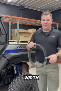It's all about the belt width.