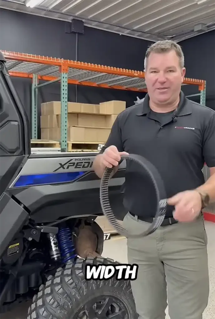 It's all about the belt width.